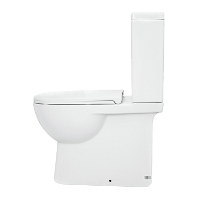 Унитаз-компакт Sanita Luxe Quadro Slim DM (тонкое сиденье дюропласт, микролифт) QDRSLCC01151022