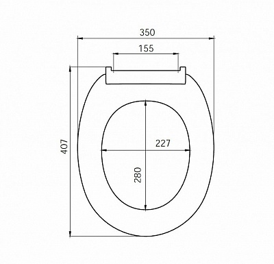 Сиденье для унитаза Iddis ID 01 046.1 белое