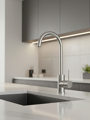 Смеситель для кухни из нержавеющей стали SUS304 CALORIE CAL50124-6