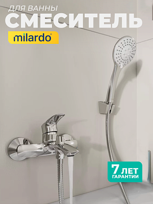 Смеситель для ванны Milardo Rora глянцевый хром RORSB00M02