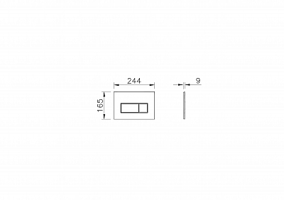 Комплект инсталляции с подвесным унитазом VitrA Zentrum Square 9875B003-7201