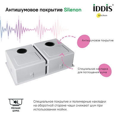 Мойка из нержавеющей стали Iddis Edifice EDI75B2i77