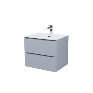 Тумба с умывальником подвесная IDDIS Edifice 60 см светло-серый EDI60L0i95K