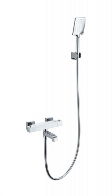Смеситель для ванны с душем и термостатом Wonzon & Woghand STAY 3, Хром WW-B2026-A1-CR