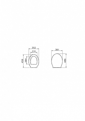 Vitra сиденье для унитаза Sunrise стандарт 75-003-001