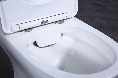 Сиденье быстросъемное дюропласт soft close металлическое крепление Belbagno STEAM  BB130SC