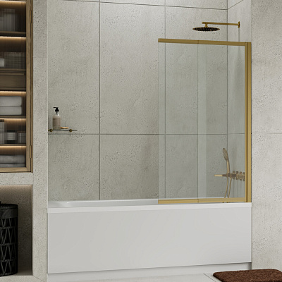 Стеклянная шторка WasserKRAFT Schunter 82S02-80 WasserSchutz