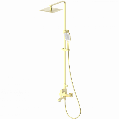 Душевая система Wonzon & Woghand FLEX, Брашированное золото WW-88047072-BG