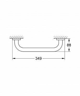 Ручка для ванной GROHE ESSENTIALS 40421000