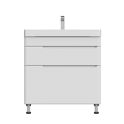 Тумба напольная MIRSANT Flat 80/2 УТ000099164 (раковина Astra 80)