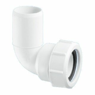 Отвод  ( 32C-WH ) на 90° компрессионный Ду=32ммхДн=32мм;-белый (уп,150)
