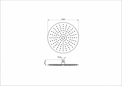 Верхний душ Wonzon & Woghand, хром ww-88dp04-cr