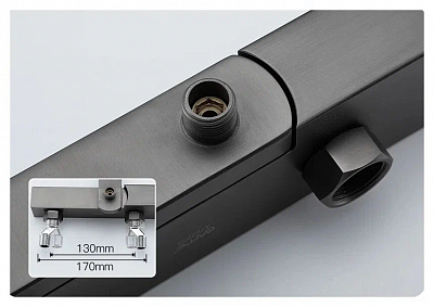 Смеситель для ванны с душем Gappo G3217-9
