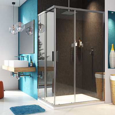 Душевой уголок 120х90х190 WasserKRAFT 45S07 Lippe