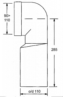 Труба туалетная MRWC12