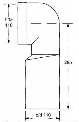 Труба туалетная MRWC12