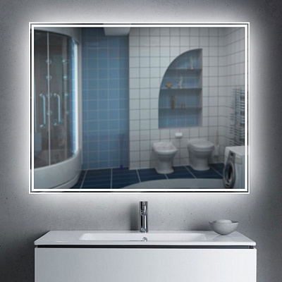 Зеркало с подсветкой Glassiko Simple Azalea 90х110, подсветка