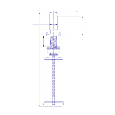 Встраиваемый дозатор для мыла WasserKRAFT K-75996