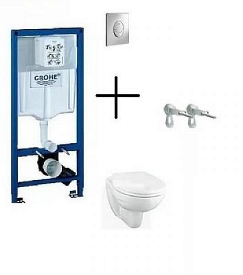 Комплект инсталляции с унитазом Grohe Solido 39192000(4в1)