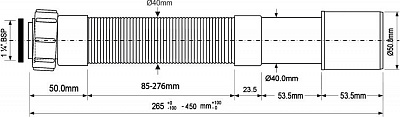 Гофра  1 1/4  M`ALPINE 0,5 м. MRMF5-045  40/50