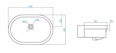 Раковина Santek Танго 60 WH301798