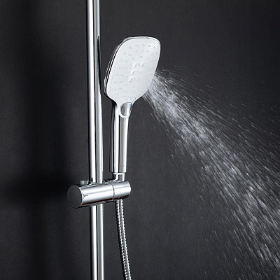 Смеситель для ванны белый длинный излив Gappo G2248