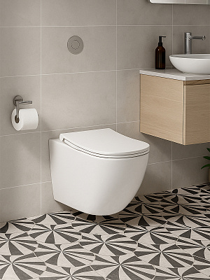 Унитаз подвесной MONTEREY Mont Blanc торнадо (крепеж, сиденье в комплекте)