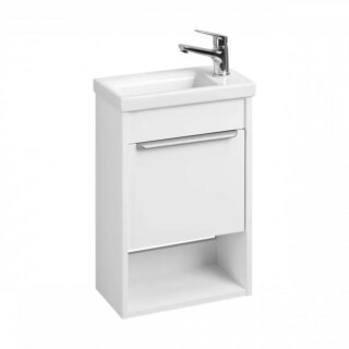 Тумба под раковину Aquaton Хоуп 40 белый матовый 1A287101HP2B0 (под раковину 250963)