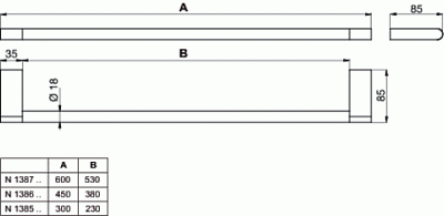 Id.Standard Connect полотенцедержатель 60 см N1387AA