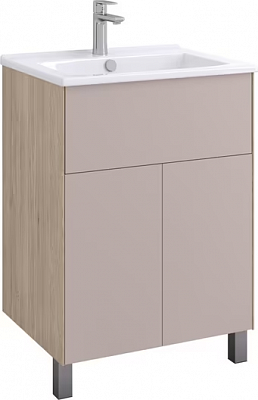Тумба ФОРЕСТ ПРО 60 Дуб Эврика/Кашемир (под раковину 161072) AQUATON 1A297001FREK0