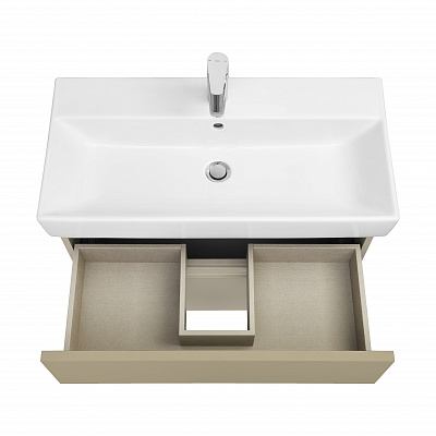 Тумба под раковину Roca Oleta 80 капучино, 2 ящика, A857640515