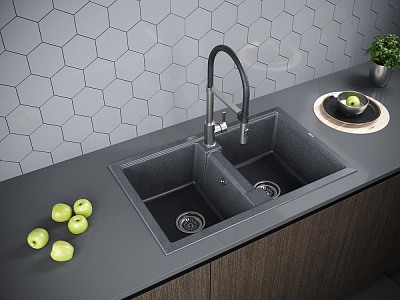 Мойки для кухни IT-GRANIT Paulmark Tandem 80/2 PM238150-DG