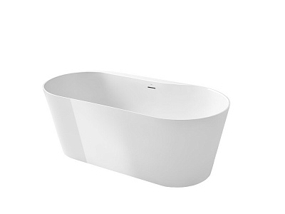 Ванна свободностоящая Roca Raina 159х79 из материала Stonex белая 248466000