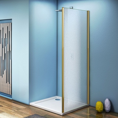 Душевая перегородка боковая часть Good Door JAZZE SP-80-G-BR