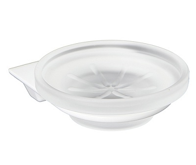 Мыльница стеклянная WasserKRAFT Kammel K-8329WHITE