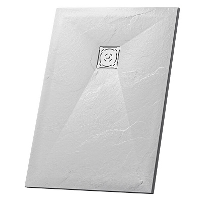 Душевой поддон 120х80 RGW ST-0128W белый прямоугольный Ø 90 мм Каменный 16152812-01