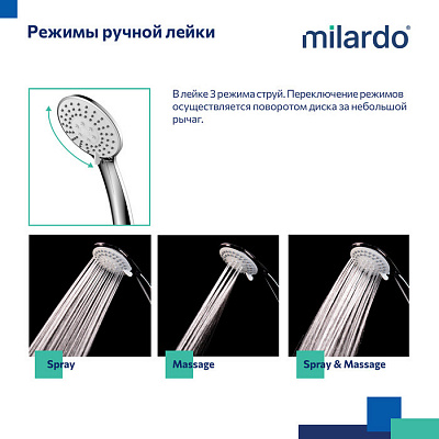 Смеситель для ванны с длинным изливом Milardo Enjoy ENJSB00M10