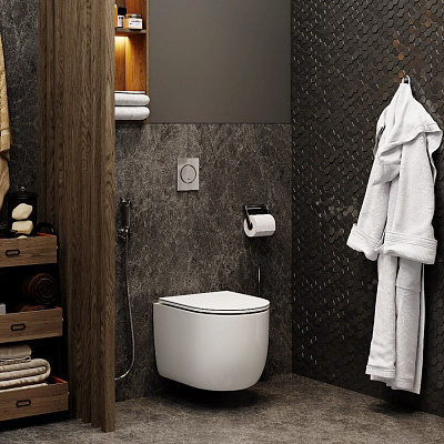 Унитаз подвесной безободковый Cerutti SPA OGLIO Aria CT8909