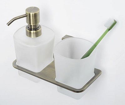 Держатель стакана и дозатора WasserKRAFT Exter K-5289