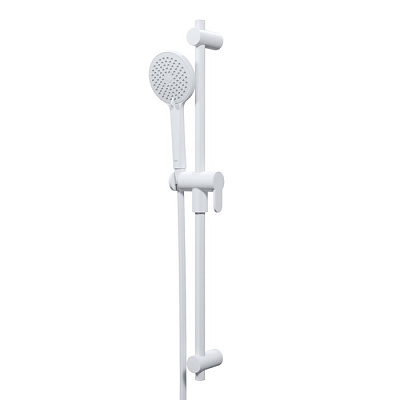Душевая штанга с ручной лейкой, белая матовая, Iddis Optima Home, OPH3F70i16