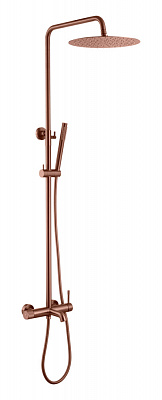 Стойка для душа со смесителем UNO Brushed Bronze Boheme 468-BRB