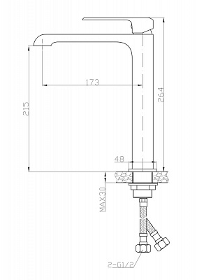Сифон для раковины BelBagno BB-SMQ2-01