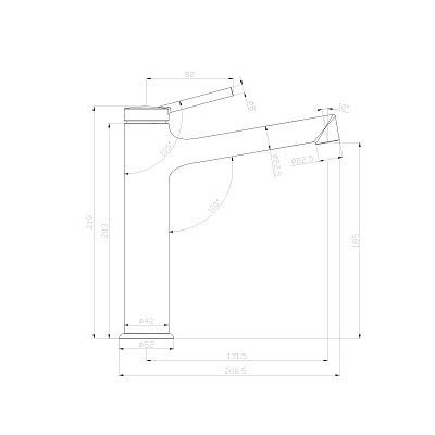 Смеситель для раковины Lemark Minima LM3837C