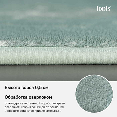 Коврик для ванной комнаты Iddis Basic B22P580i12, 50*80 см, полиэстер с запоминающей пеной
