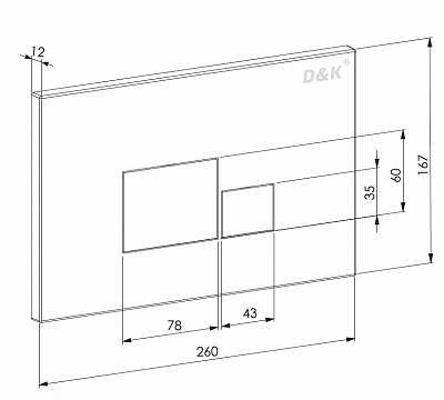 Комплект инсталляции с унитазом D&K 3в1 DS1431604