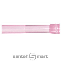 Карниз для ванной  Milardo розовый 110-200 см 013А200М14