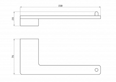 Держатель для туалетной бумаги без крышки Wonzon & Woghand eclipse, хром ww-9116