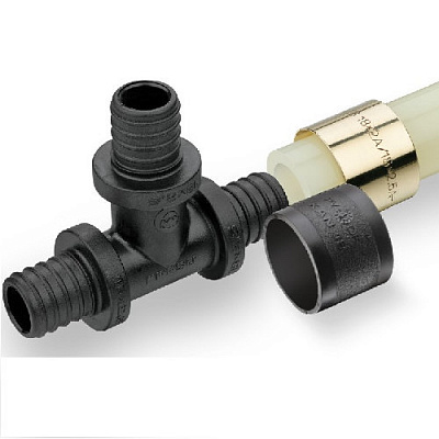 Тройник равнопроходной Kan-therm Push 32х4.4 / 32х4.4 / 32х4.4 мм 9018.69