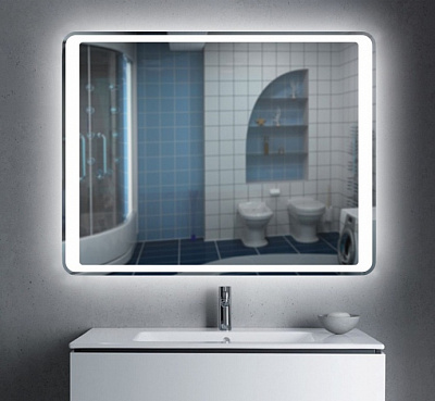 Зеркало с подсветкой Glassiko Simple Flower 100х80