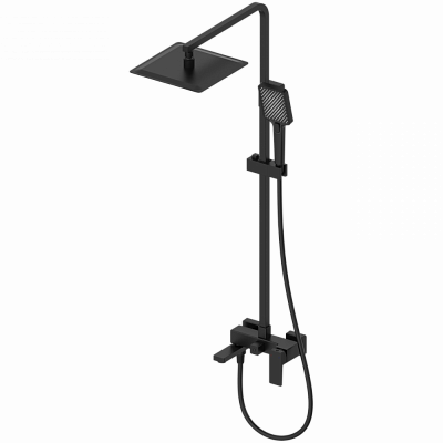 Душевая система Wonzon & Woghand CUBE 2.0, Черный матовый WW-88047068-MB